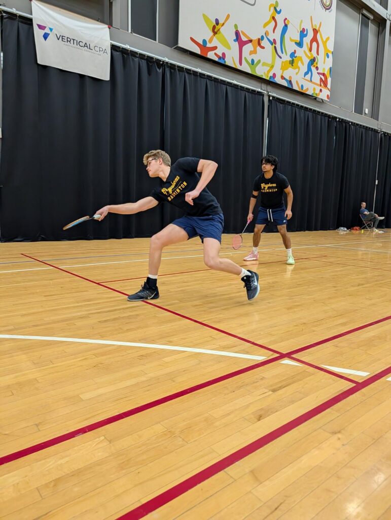 Gravenhurst High School boys badminton